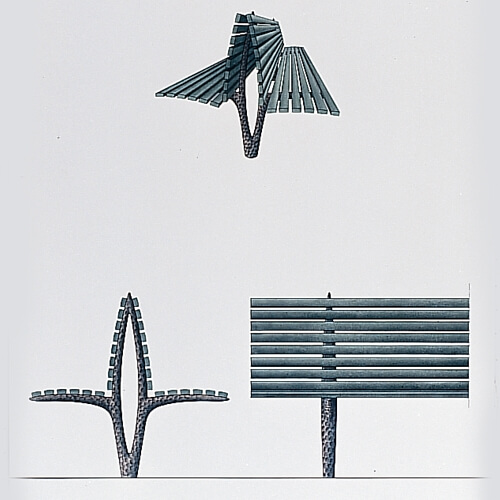 BENCH (JC DECAUX) - Urban Furnitures