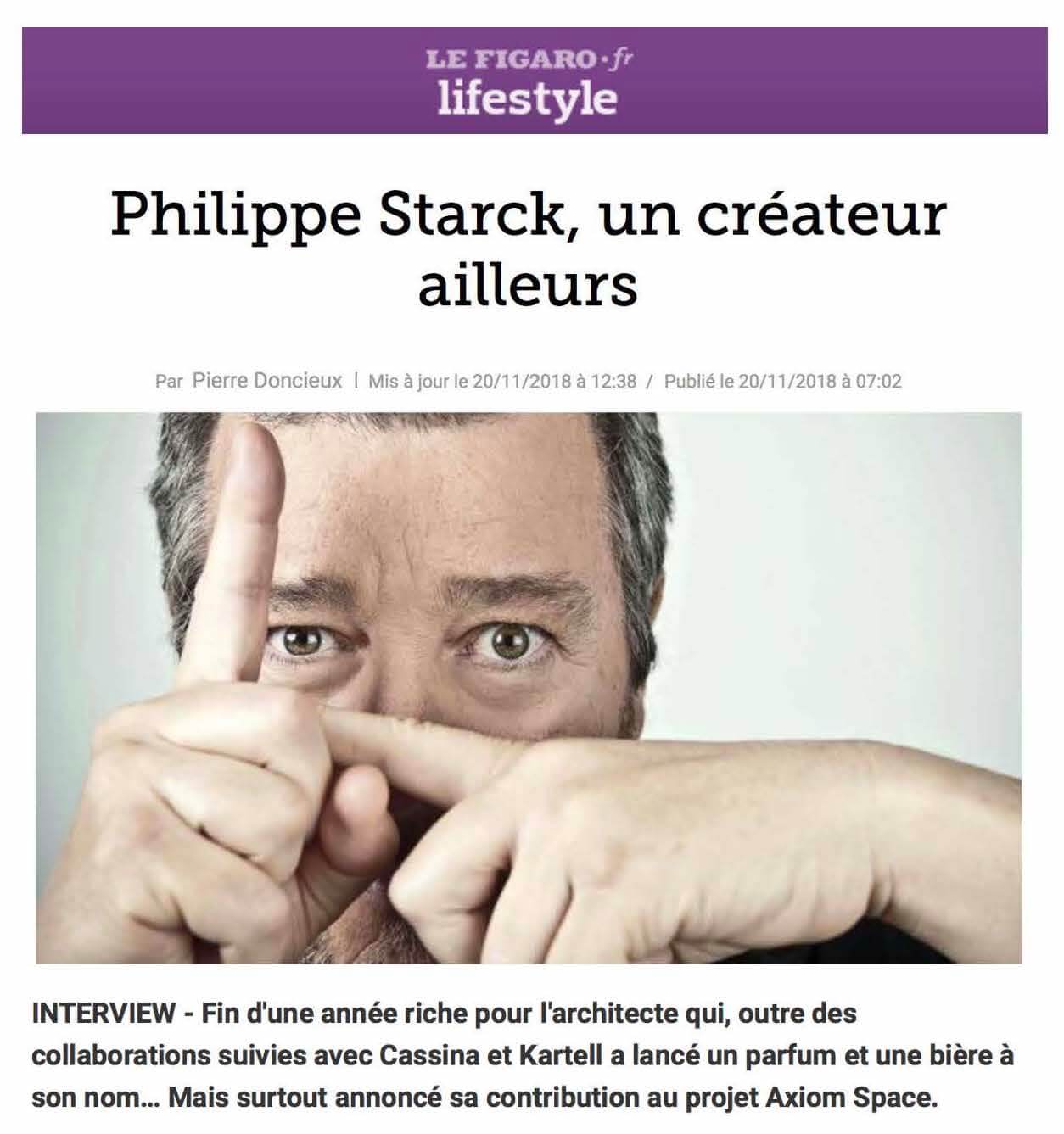 Philippe Starck , a creator from elsewhere