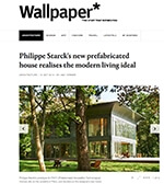 Philippe Starck's new prefabricated house reaslises the modern living ideal