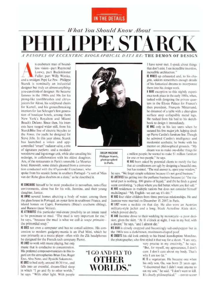 What you should know about Philippe Starck