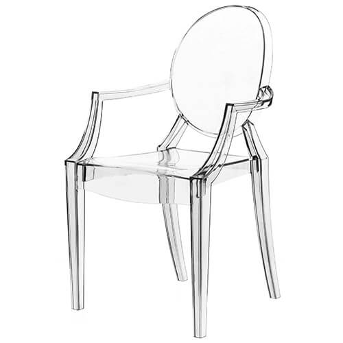 Louis Ghost Kartell, Philippe Starck Ghost Chair Kartell