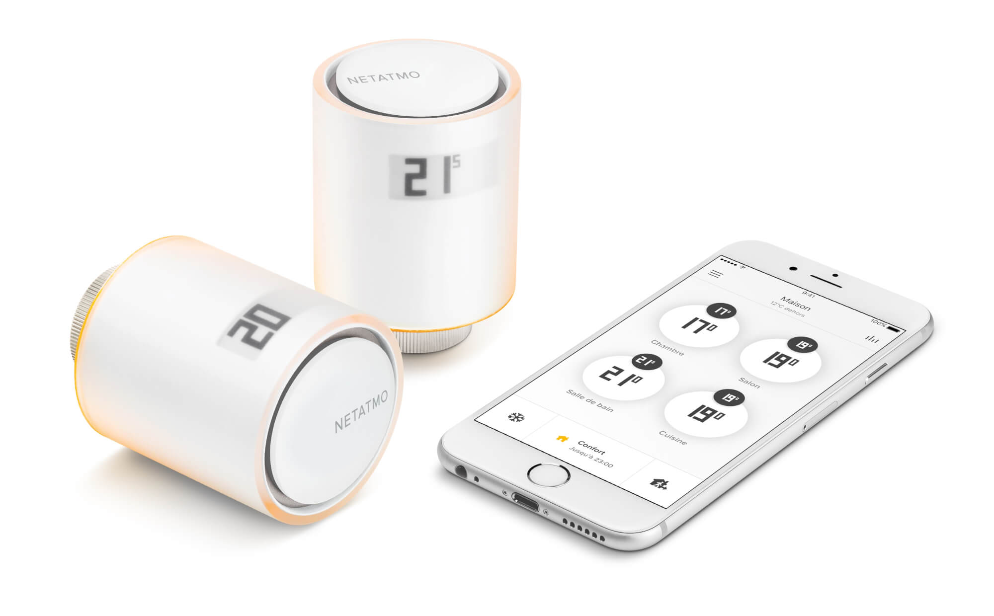 Netatmo by Starck, smart radiators valves (NETATMO)