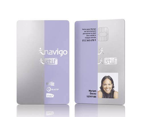 Navigo Card, public transport card (STIF) - 