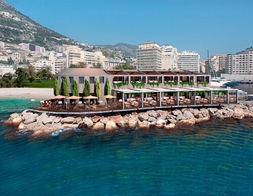 Launching the restaurant A’Trego, designed by Philippe Starck, Cap d’Ail, France, - 