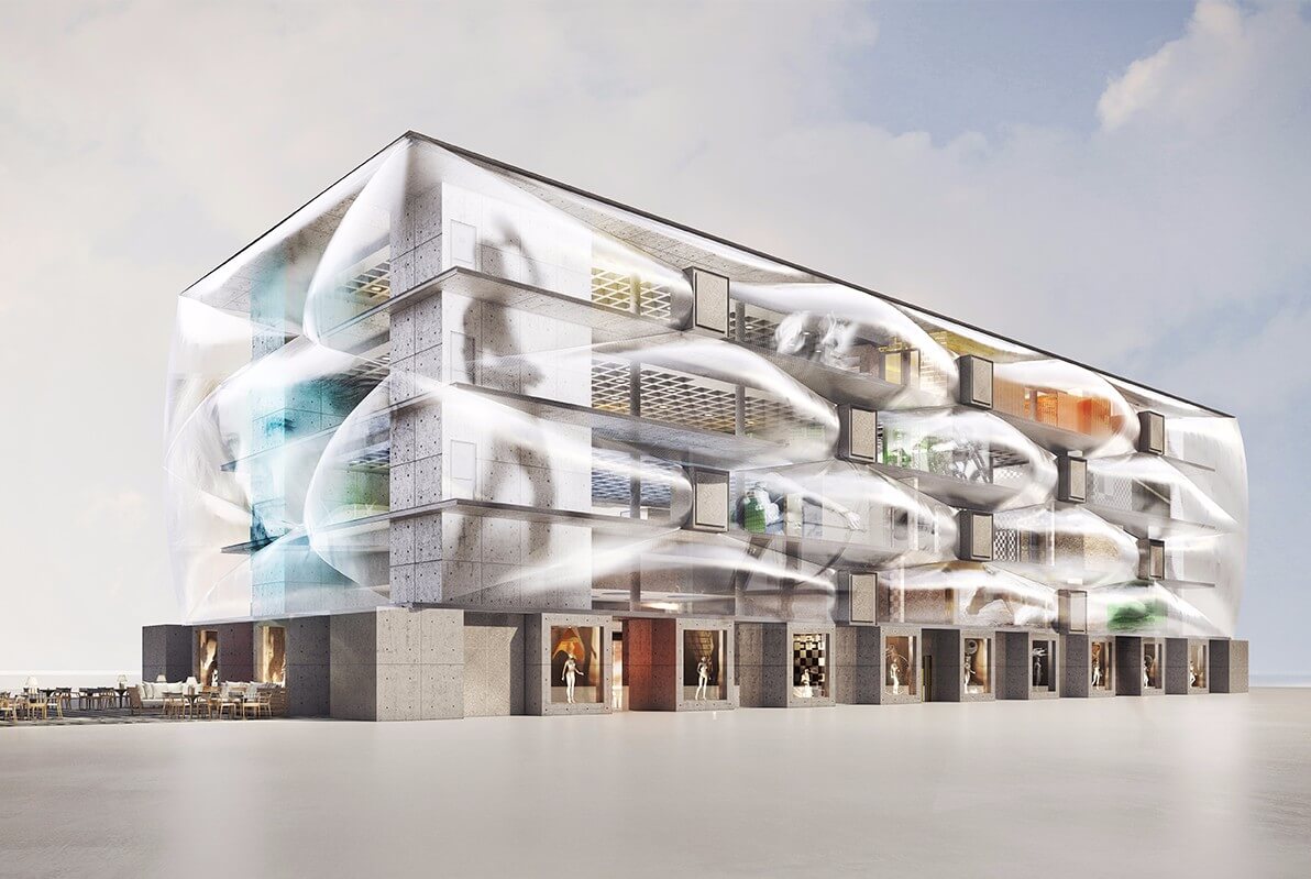 Philippe Starck inaugurates Le Nuage in Montpellier - 