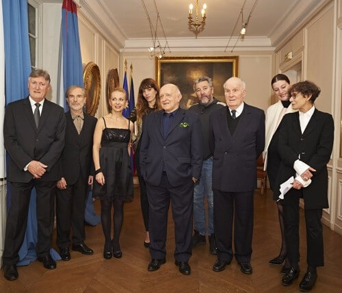 Philippe Starck is honored with the Excellence Française Special Award in the design category. - 