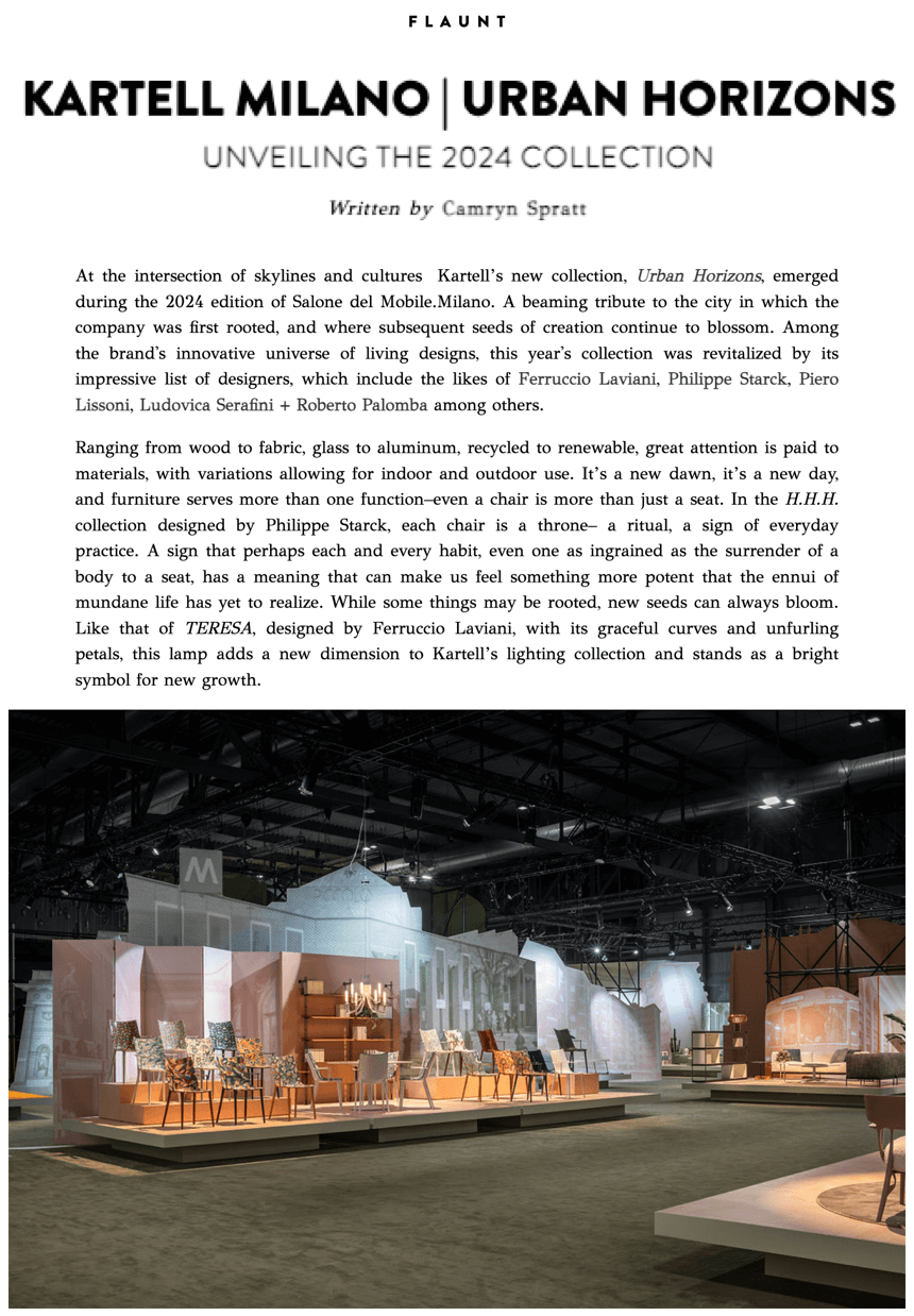 KARTELL MILANO | URBAN HORIZONS