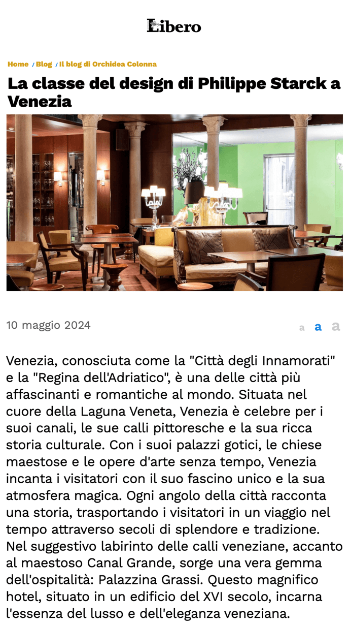 Philippe Starck's design class in Venice