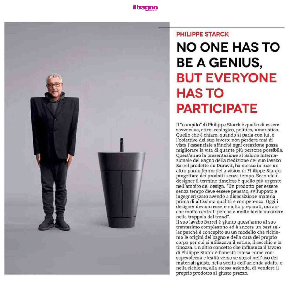No one has to be a genius, but everyone has to participate