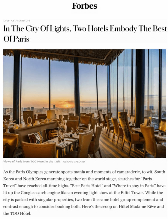  In The City Of Lights, Two Hotels Embody The Best Of Paris