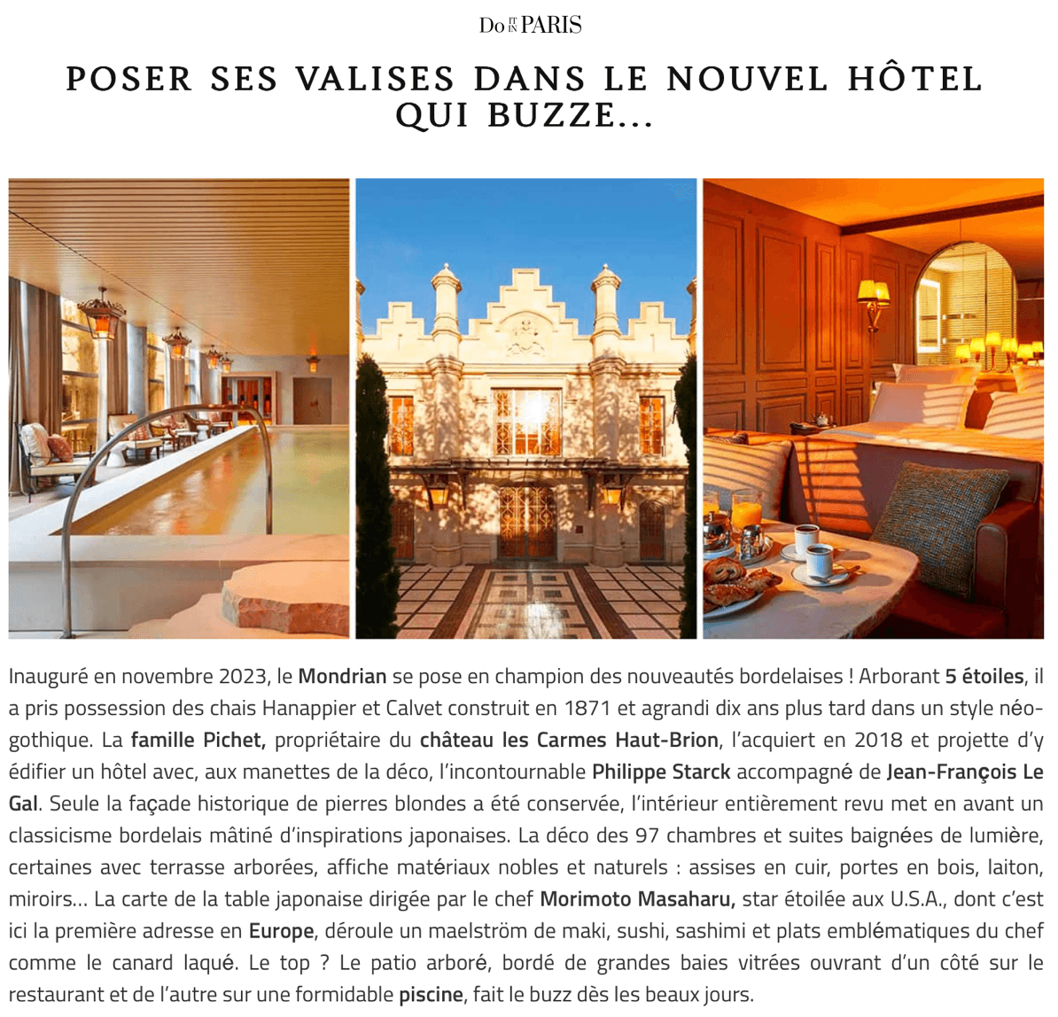 OUR BEST ADDRESSES FOR A WEEKEND IN BORDEAUX