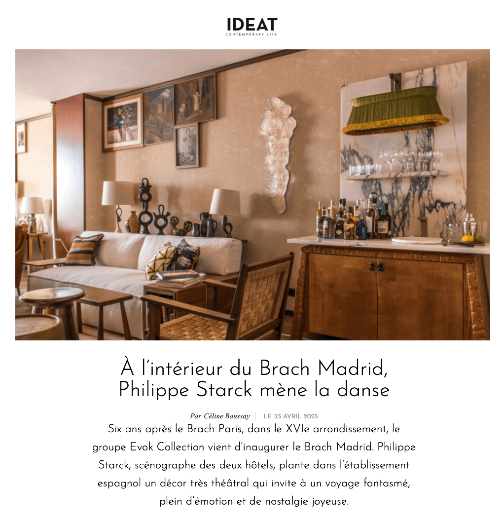 Inside Brach Madrid, Philippe Starck leads the way