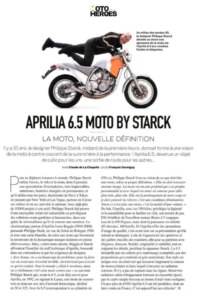 APRILIA 6.5 MOTO BY STARCK