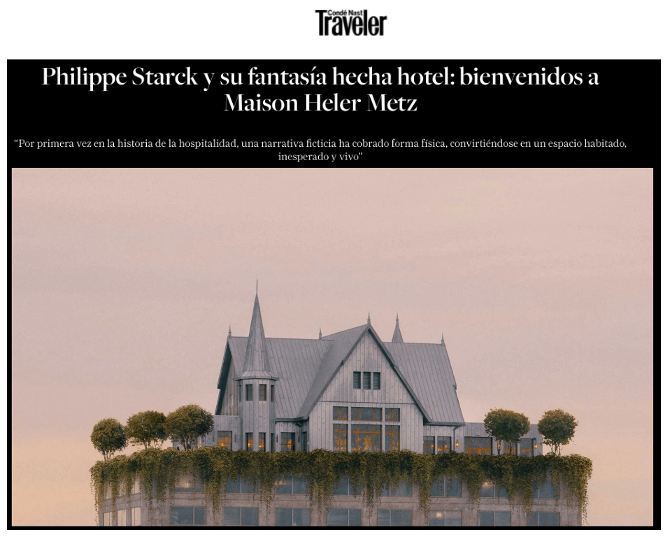 Philippe Starck and his fantasy made hotel: welcome to Maison Heler Metz
