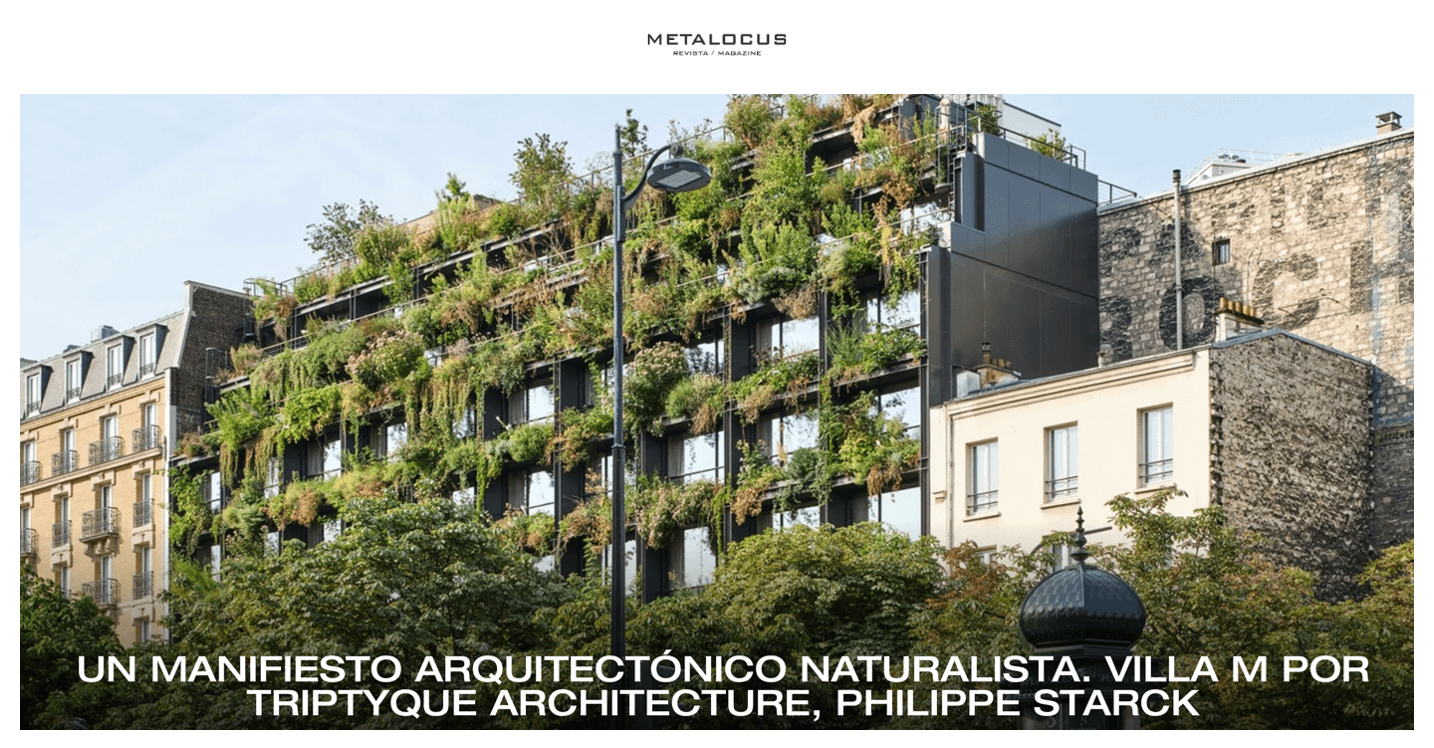 A NATURALISTIC ARCHITECTURAL MANIFESTO. VILLA M BY TRIPTYQUE ARCHITECTURE, PHILIPPE STARCK