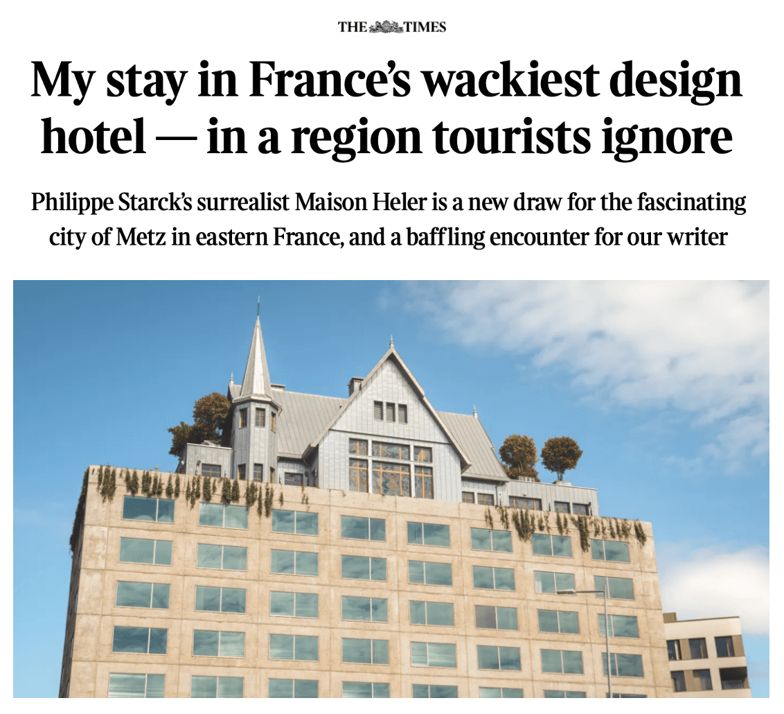 My stay in France’s wackiest design hotel — in a region tourists ignore