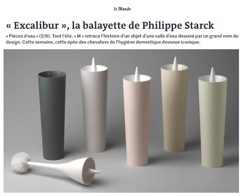 ‘Excalibur’, the dustpan by Philippe Starck