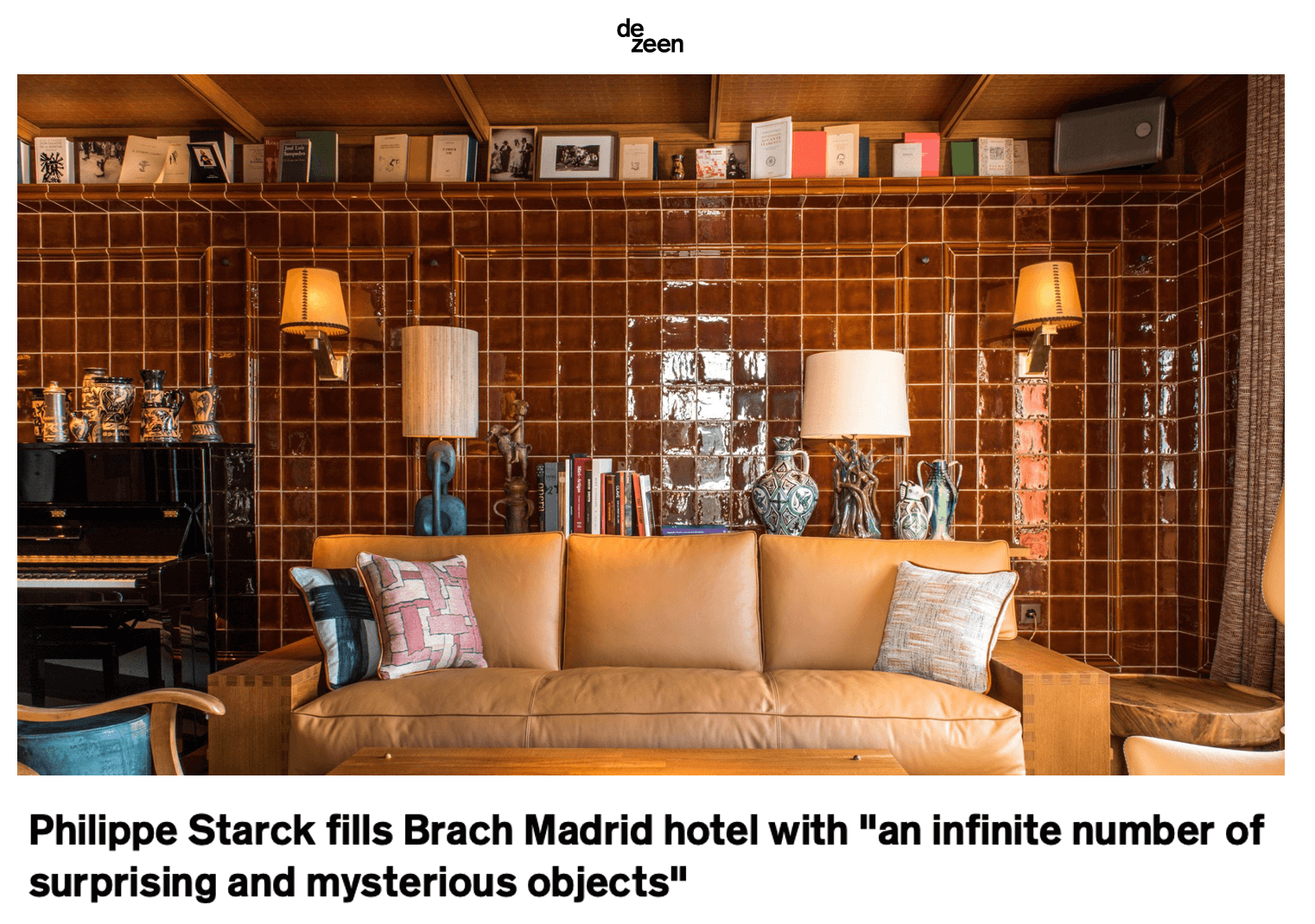 Philippe Starck fills Brach Madrid hotel with 