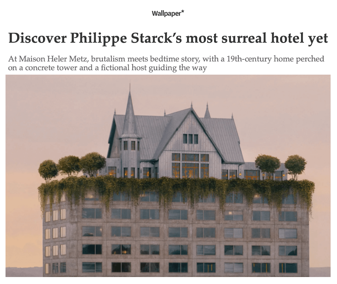Discover Philippe Starck's most surreal hotel yet
