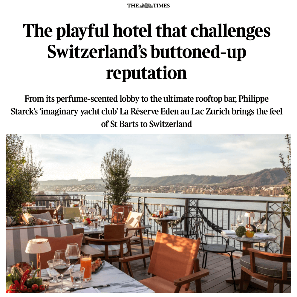 The playful hotel that challenges Switzerland’s buttoned-up reputation