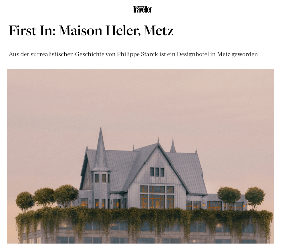 First In: Maison Heler, Metz