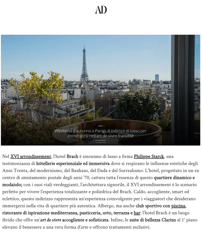 Autumn weekend in Paris: 4 luxury addresses to soak up the French art of living