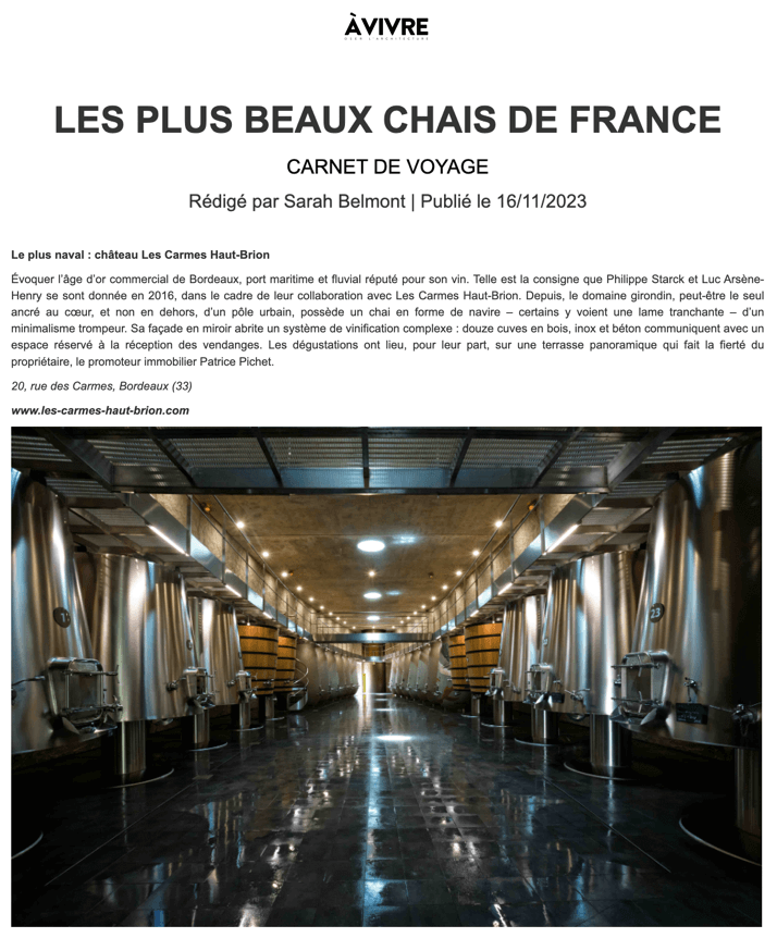 France's finest wine cellars