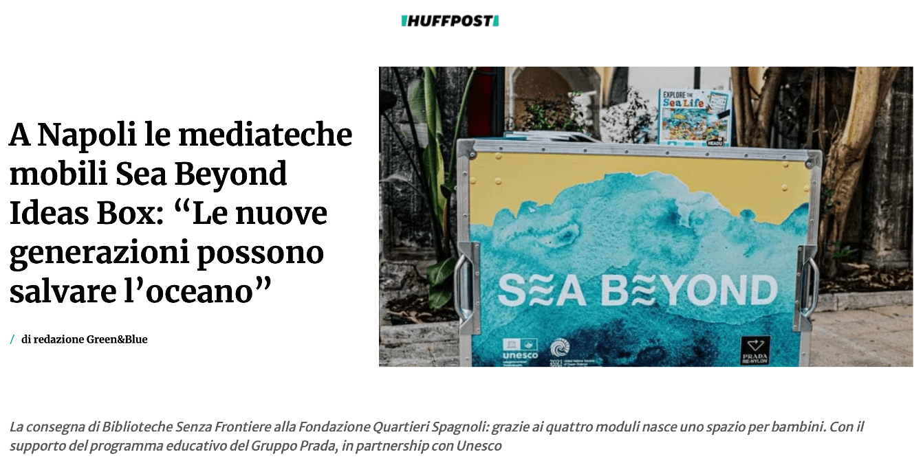 In Naples the mobile media libraries Sea Beyond Ideas Box: 