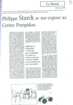 Philippe Starck se sur- expose au centre pompidou