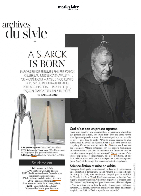 A Starck is born