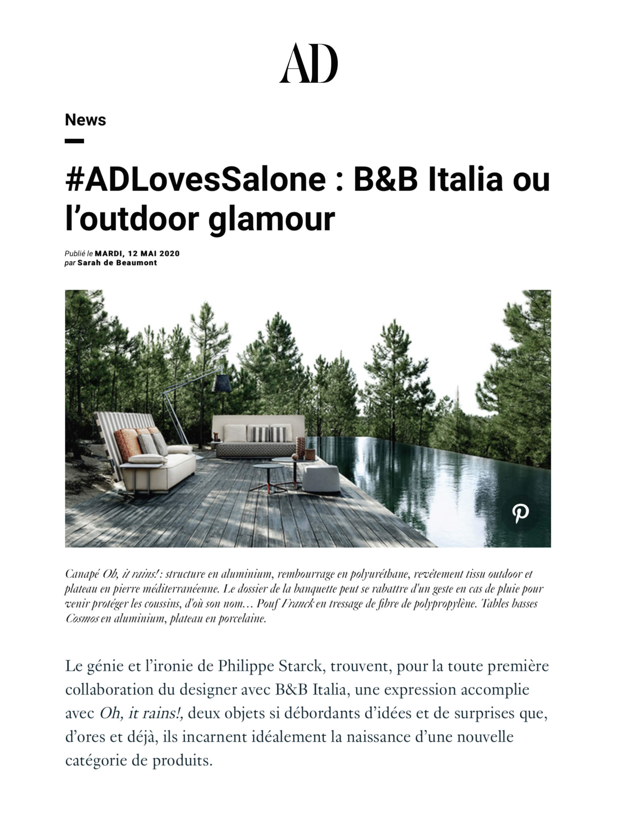 AD - B&B Italia