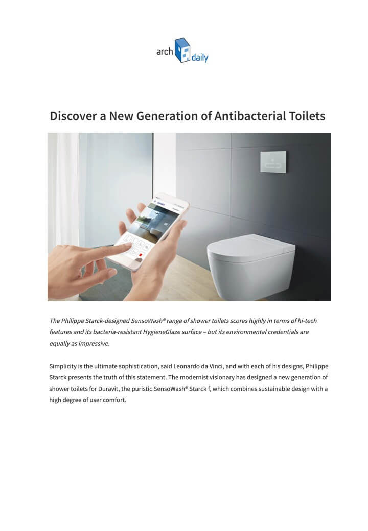 ARCHDAILY - Duravit