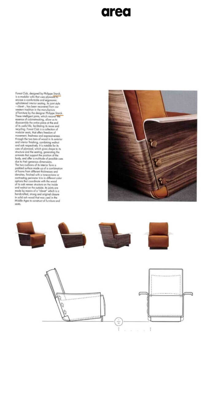 Forest Club designed by Philippe Starck 