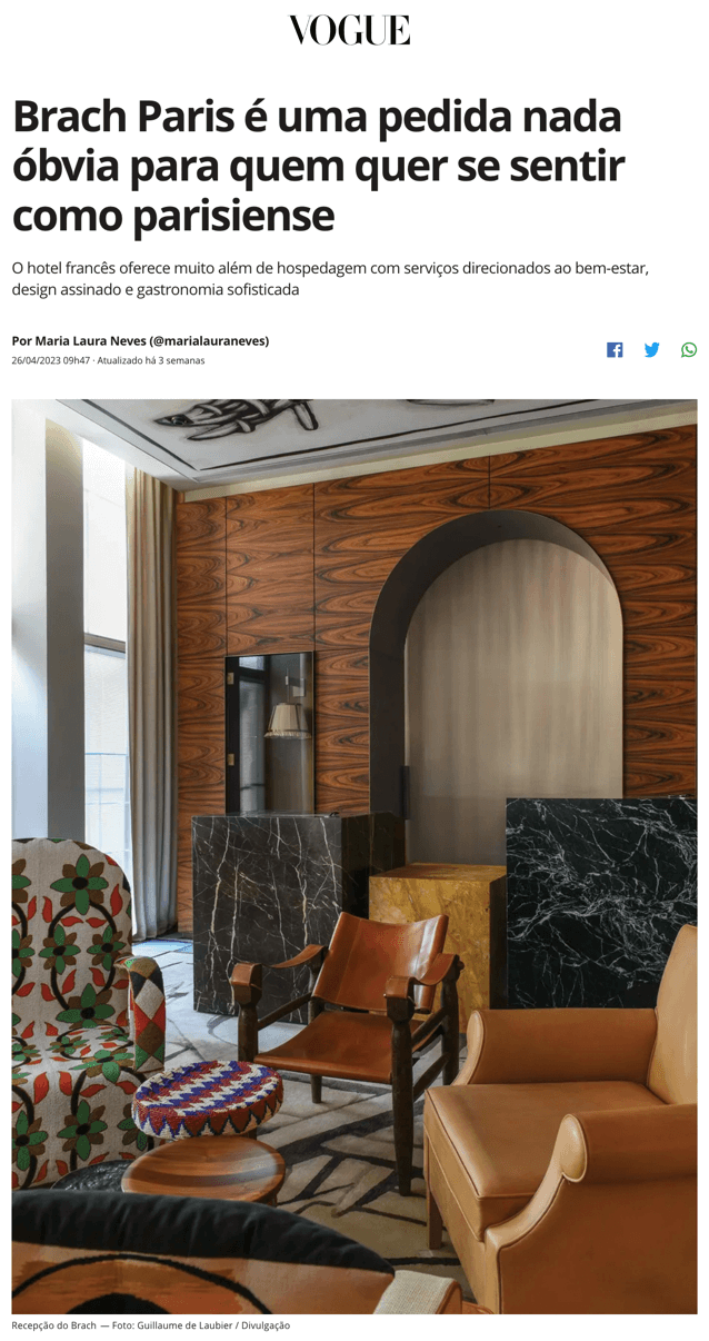 Brach Paris is not an obvious choice for those who want to feel like Parisians