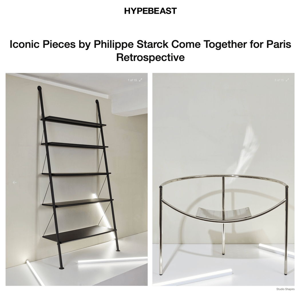 Iconic Pieces by Philippe Starck Come Together for Paris Retrospective