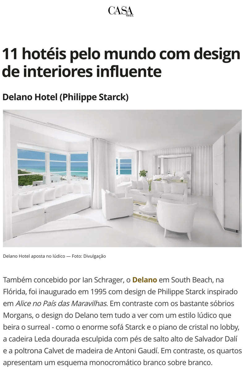 11 hotels around the world with influential interior design