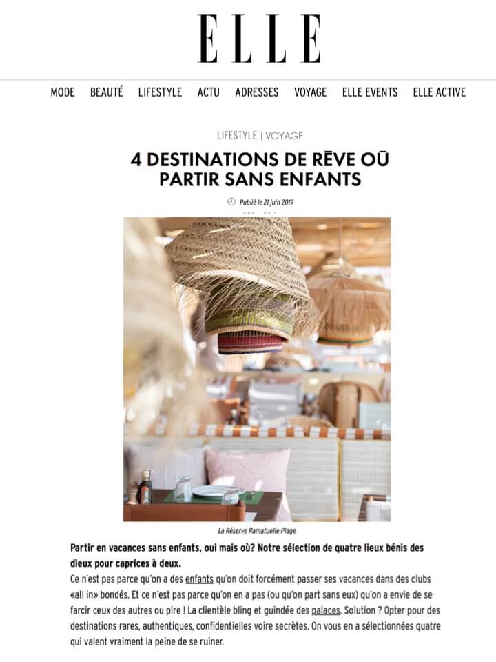ELLE.BE - La Réserve à la Plage