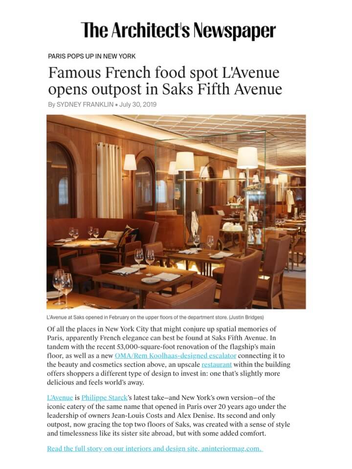 ARCHPAPER.COM- L'Avenue at Saks