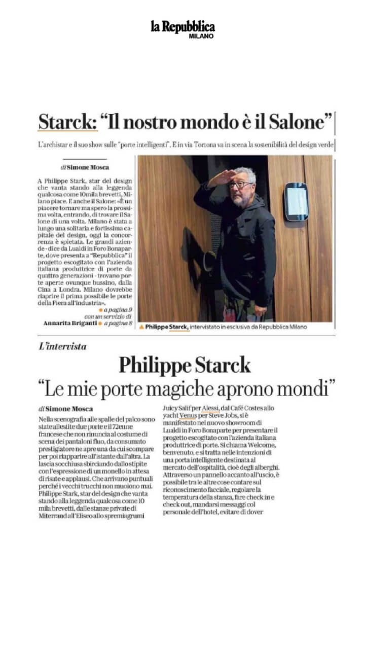 Supersalone 2021, Philippe Starck: 