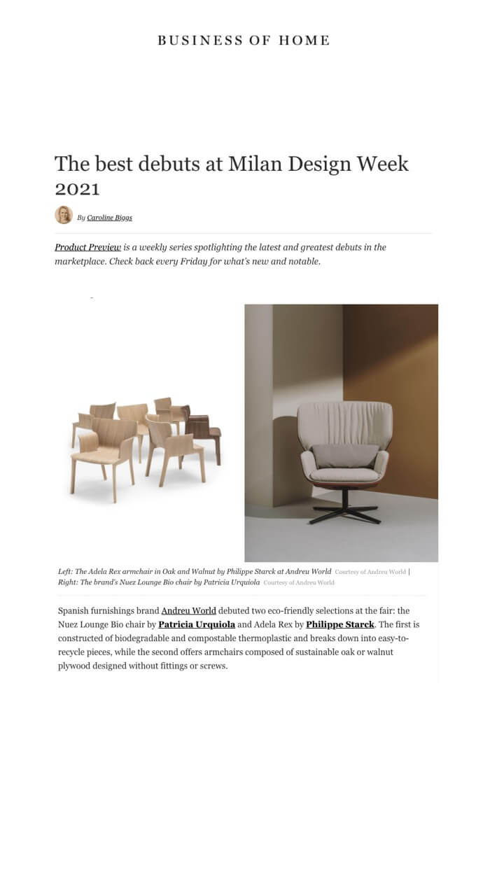 The best debuts at Milan Design Week 2021
