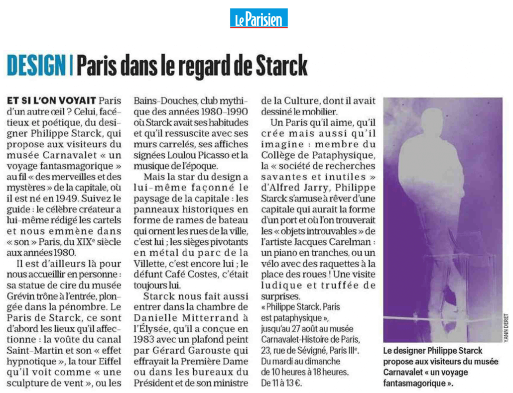 Paris through Starck's eyes