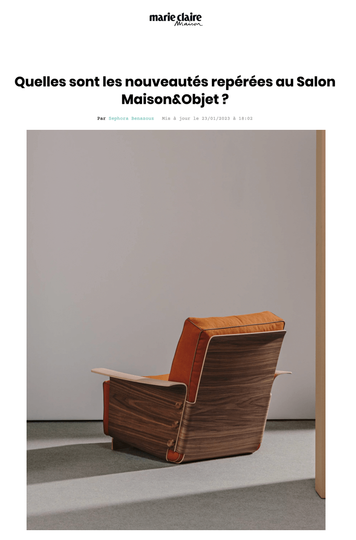 What new products did you spot at Maison&Objet?