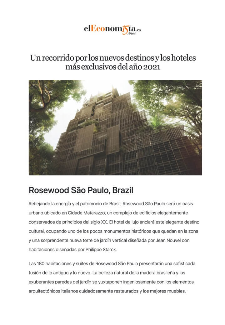 EL ECONOMISTA - ROSEWOOD