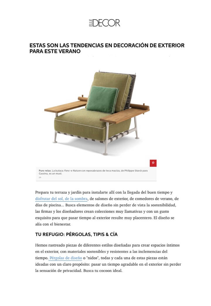 ELLE DECOR - CASSINA