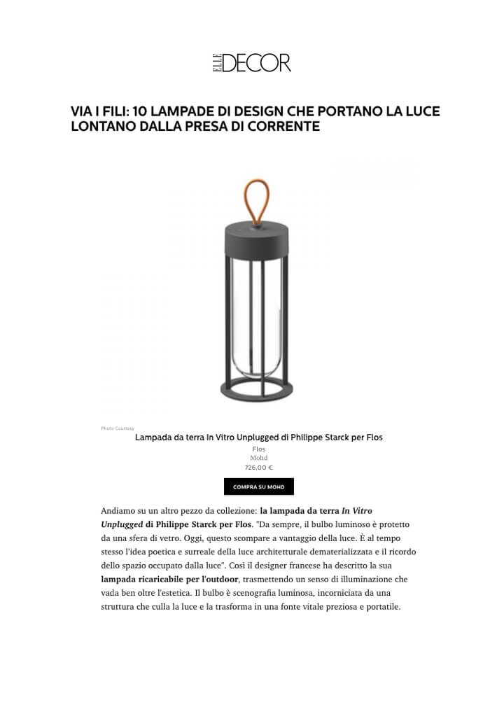 ELLE DECOR - FLOS