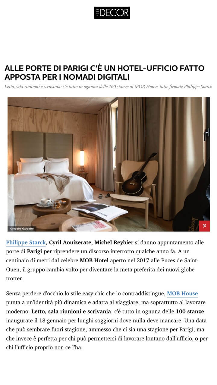 At the gates of Paris is a hotel/office specially designed for digital nomads 