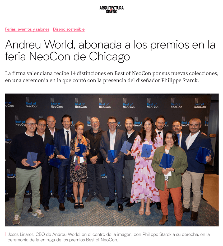 NeoCon Chicago awards