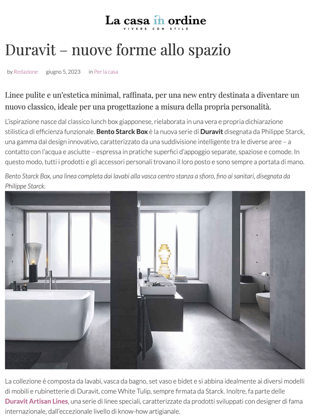 Duravit - new shapes for space