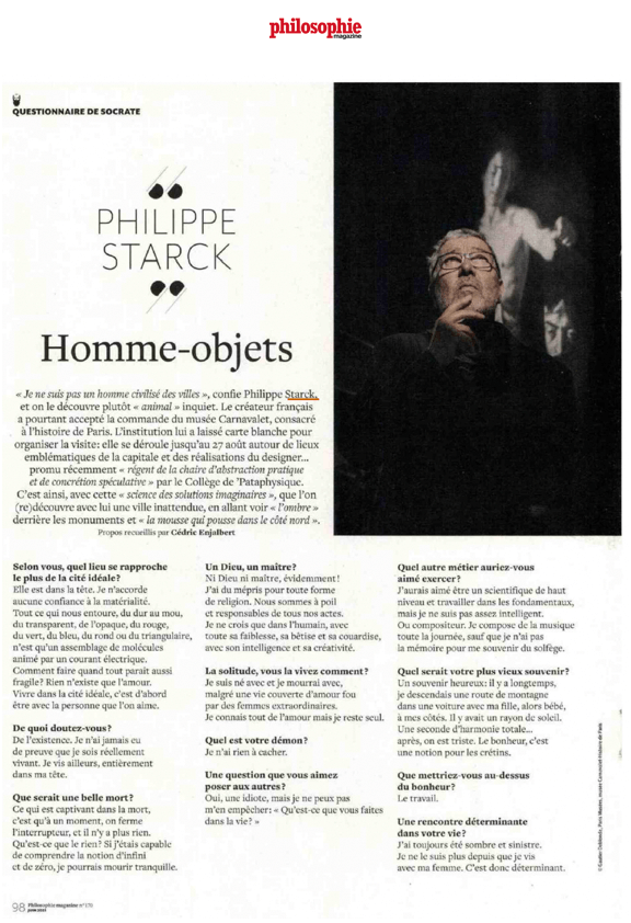 PHILIPPE STARCK: THE OBJECT MAN