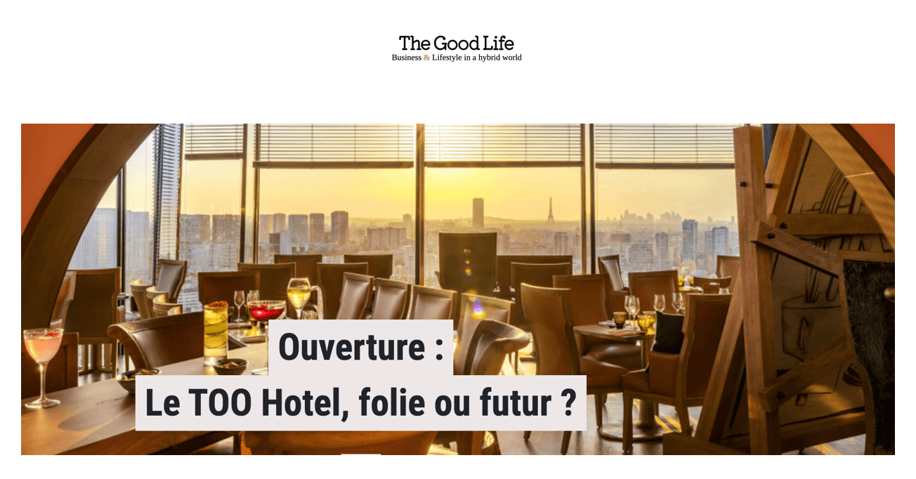 Opening : The TOO Hotel, madness or future?